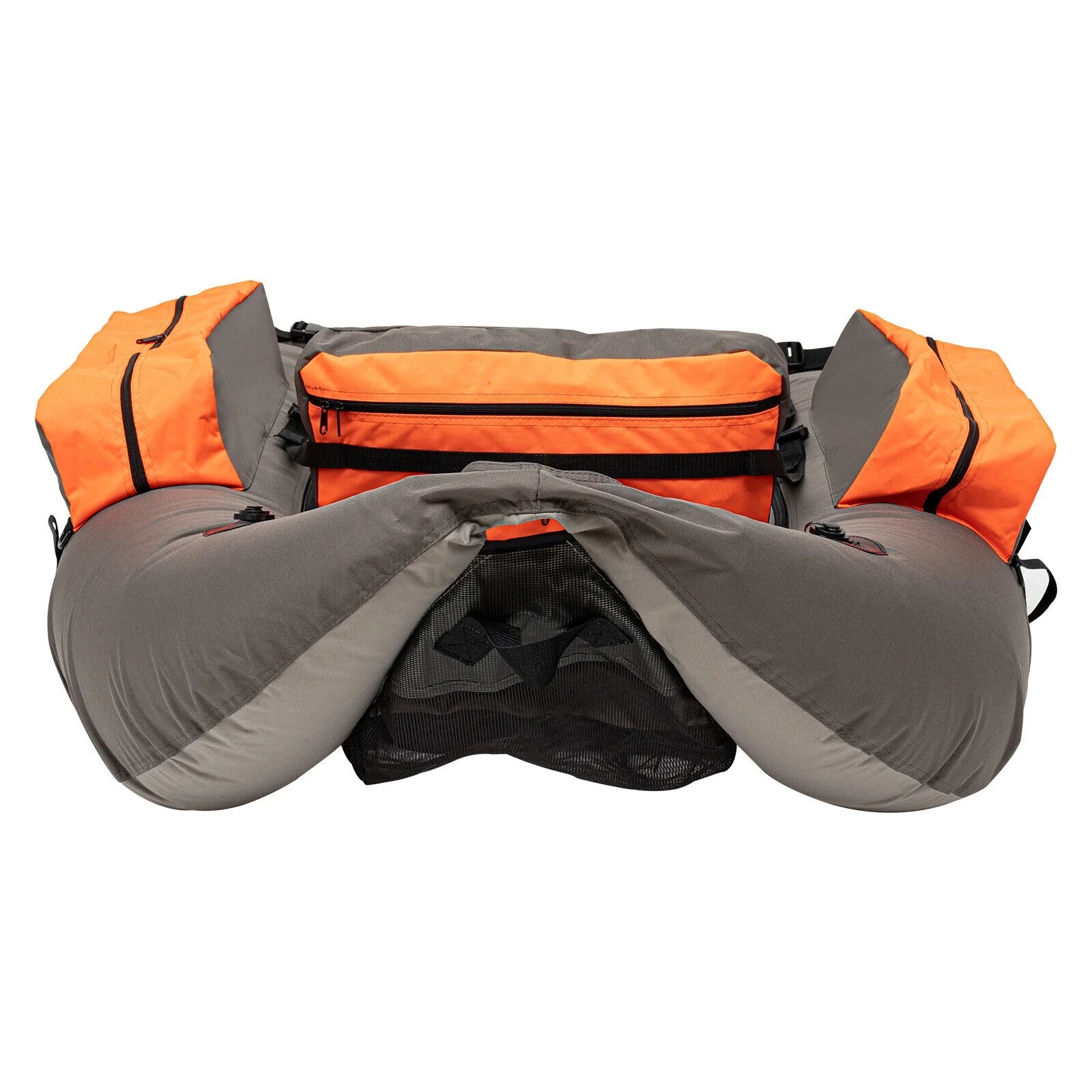 Portable Inflatable Fishing Boat Raft Backrest Adjustable Angle Inflatable Fishing Boat W/Hand Air Pump