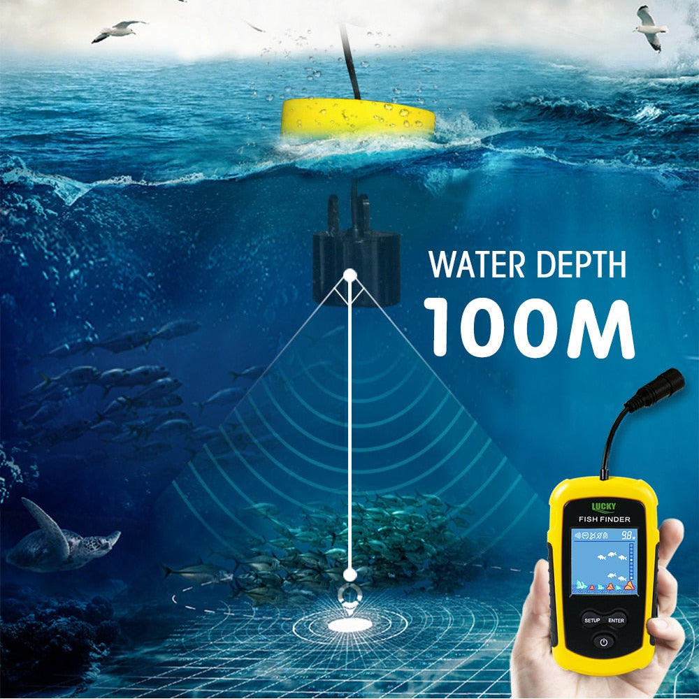 Fish Finder, Sonar Fishing Detector and Gear