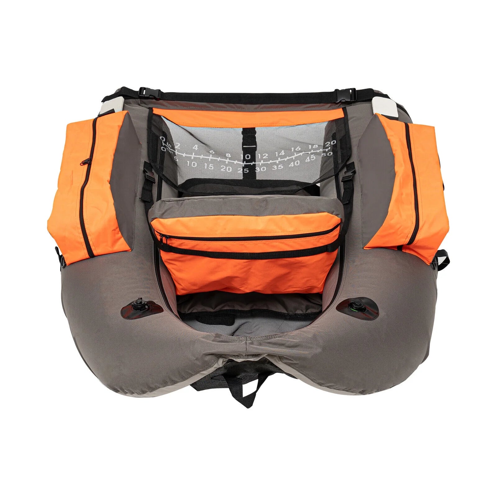 Portable Inflatable Fishing Boat Raft Backrest Adjustable Angle Inflatable Fishing Boat W/Hand Air Pump
